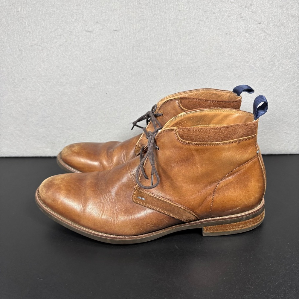 Florsheim Comfortech Mens Brown Leather Chukka Boots Size 9M 11936-221